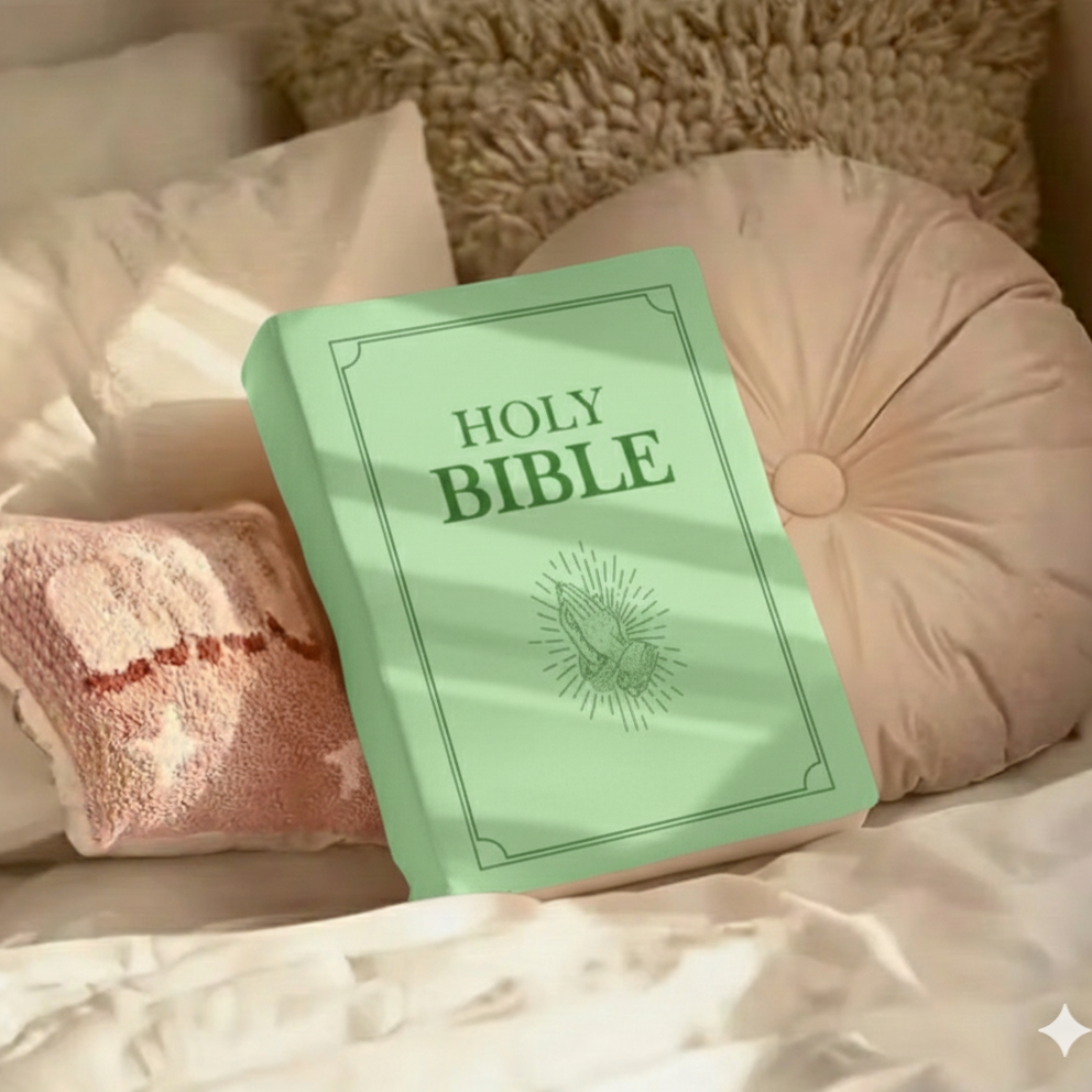 Coussin Bible Vert
