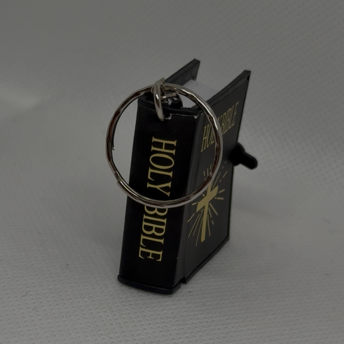 Mini Porte-clés Bible Noir