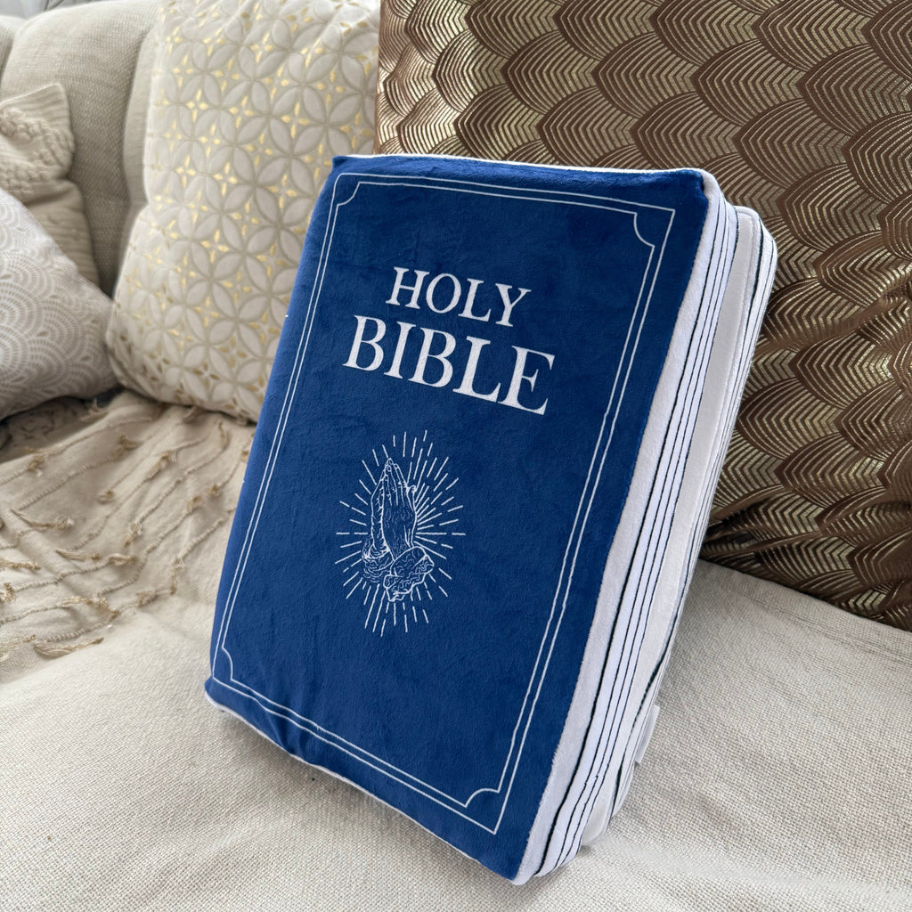 Coussin Bible Bleu