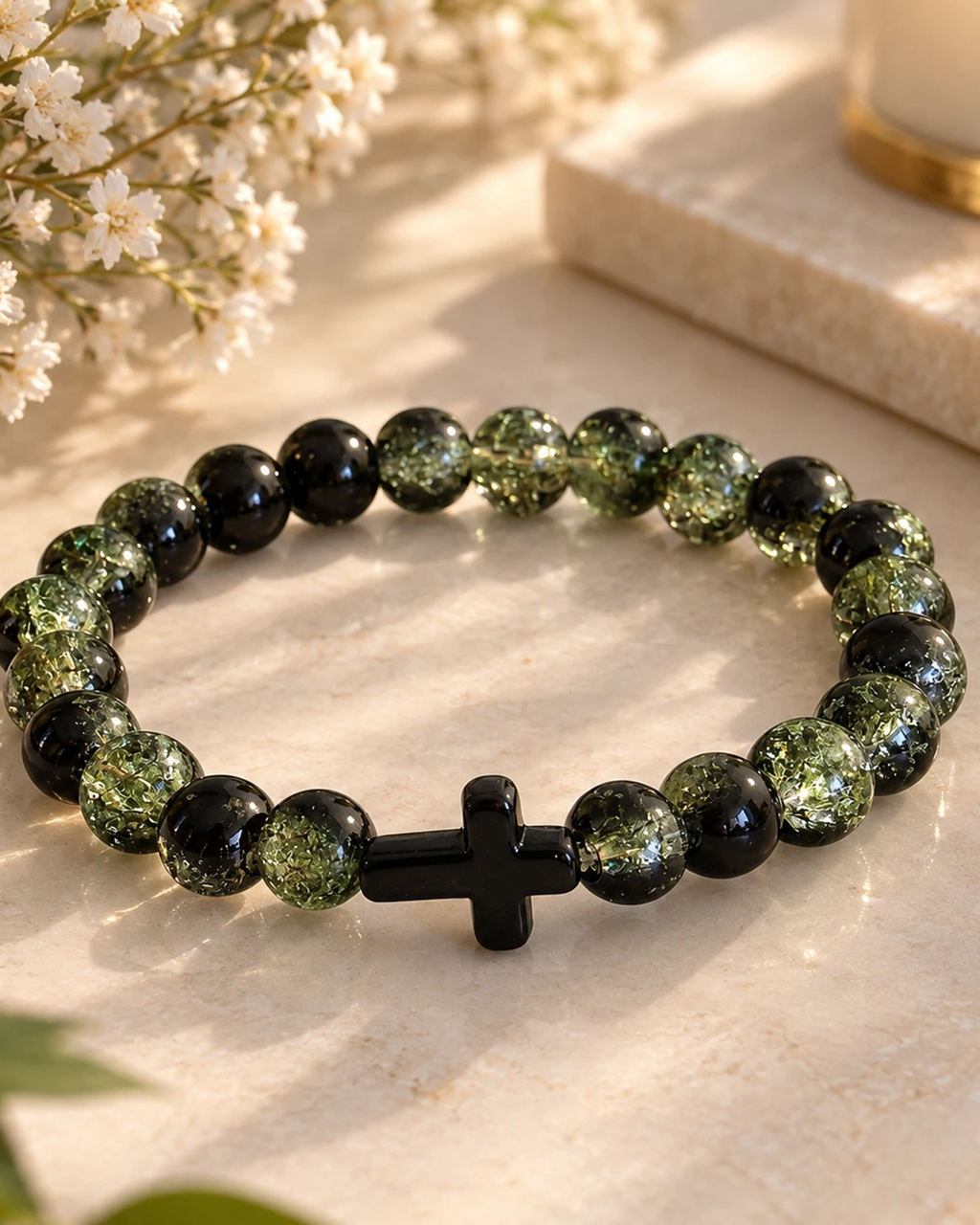 Bracelet Vert et Noir