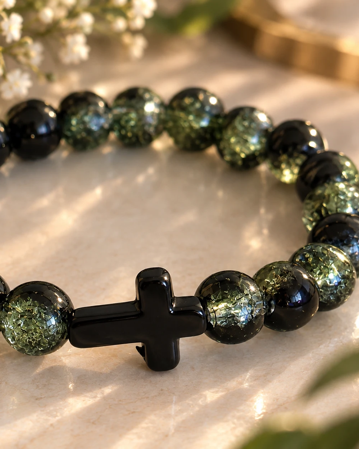 Bracelet Vert et Noir