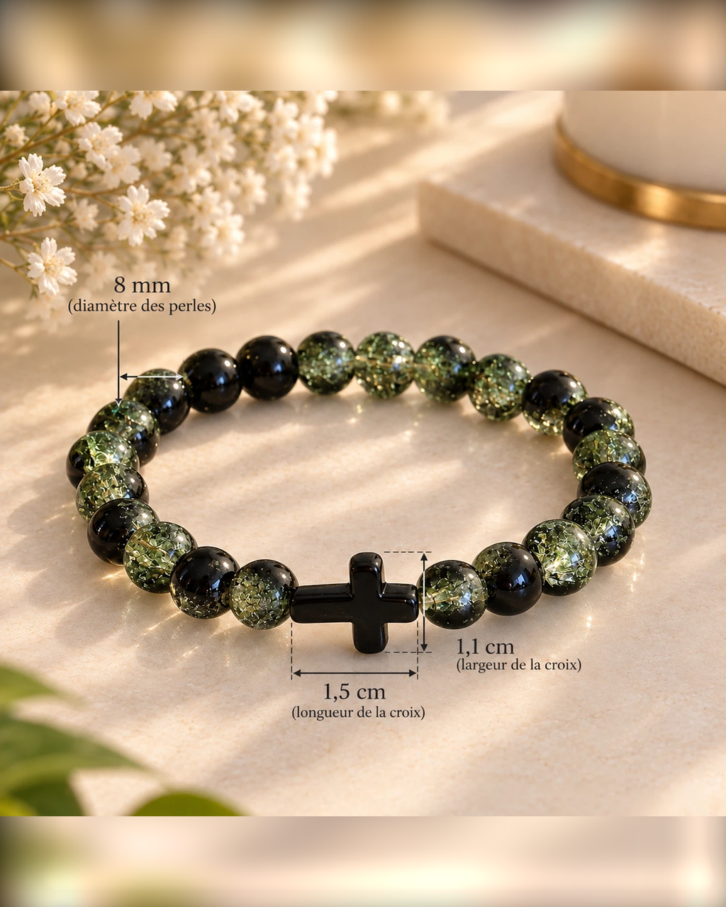 Bracelet Vert et Noir